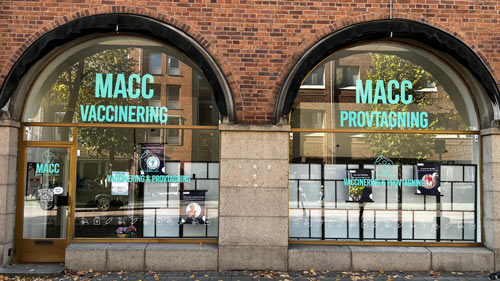 Lokalen sedd utifrån