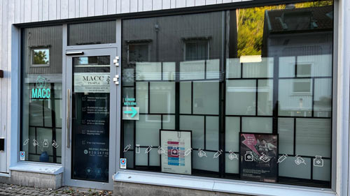 Lokalen sedd utifrån