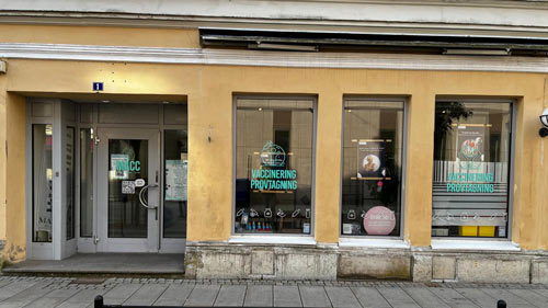 Lokalen sedd utifrån