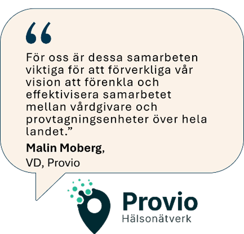 Ett citat från Provio