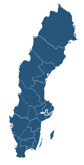 Karta över Sverige