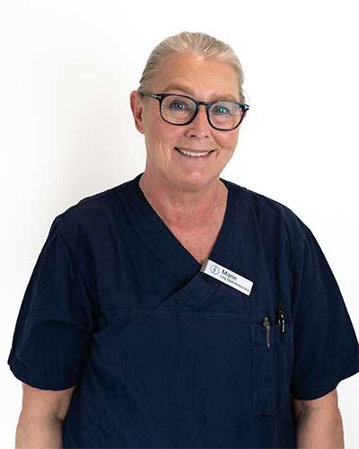 Porträtt av Marie